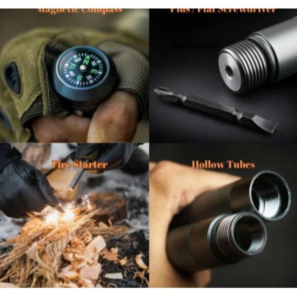 Tactical Survival Walking Stick - Picture 3 of 3